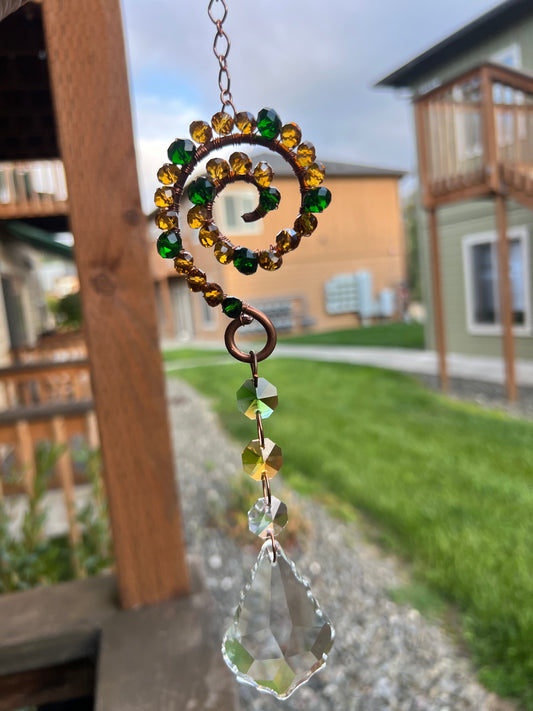 Spiraling Sparkles